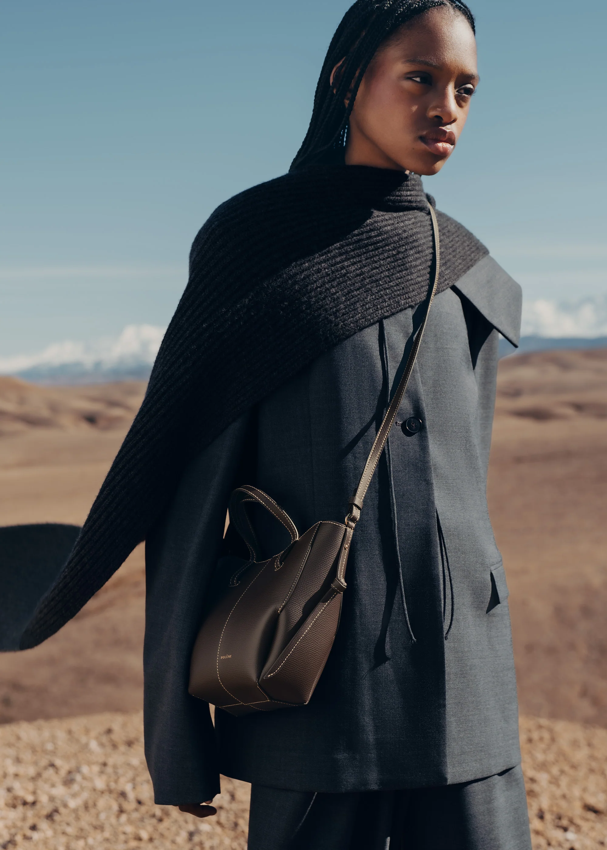 Cyme Tote Nano - Textured Ebony - Image 4