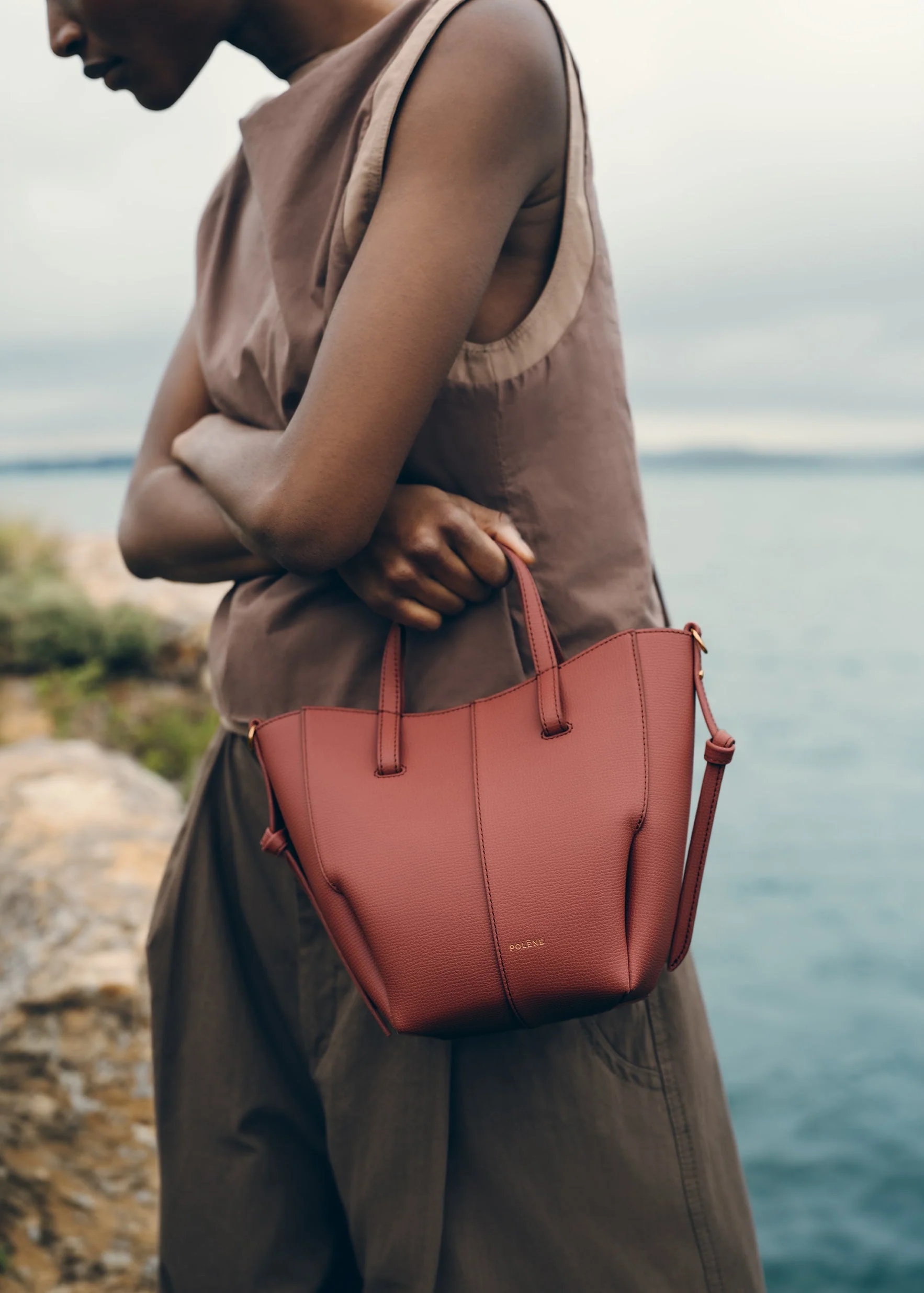 Cyme Tote Nano - Textured Terracotta - Image 4