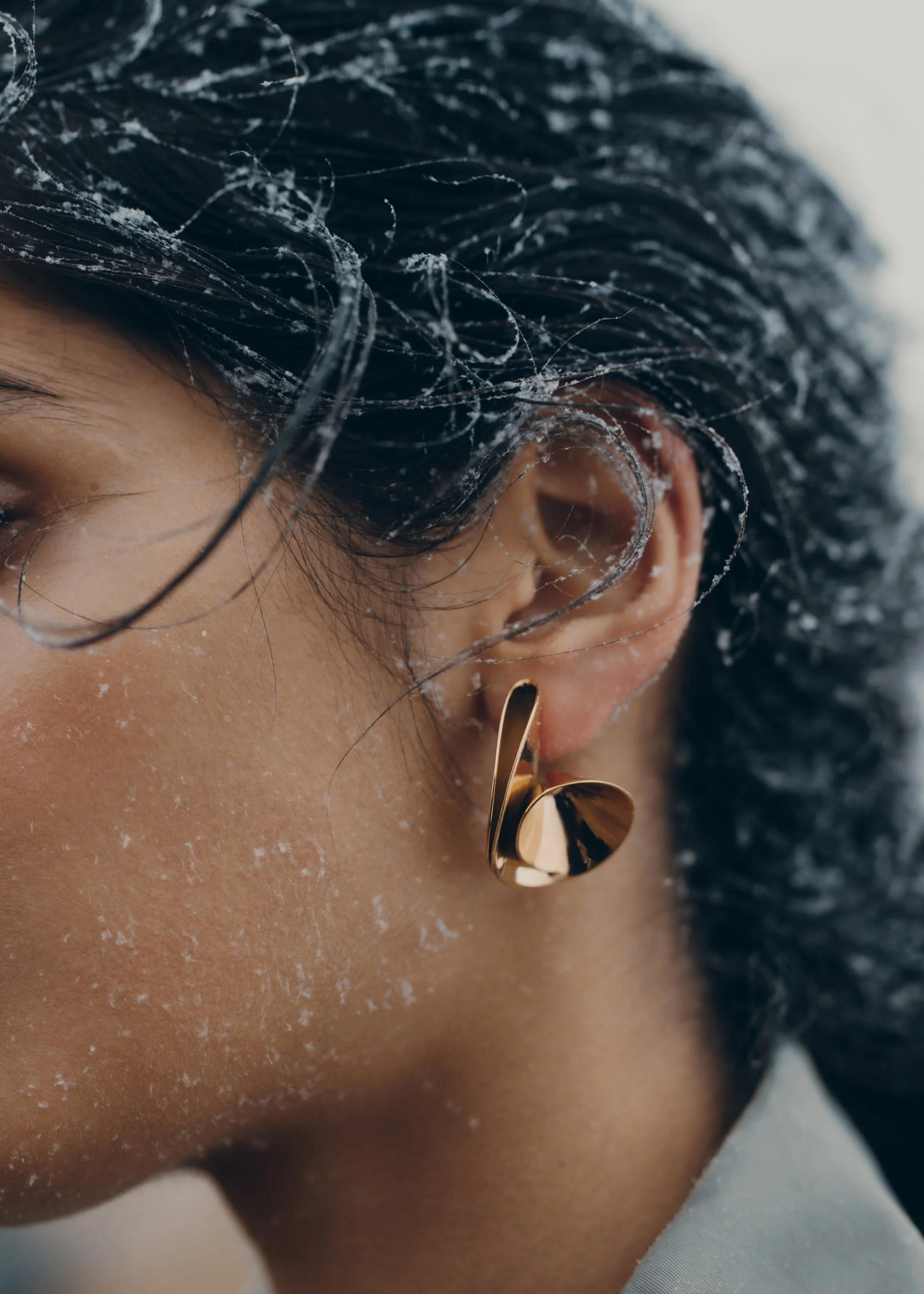 Éole Earrings - 24 carat gold gilded - Image 4