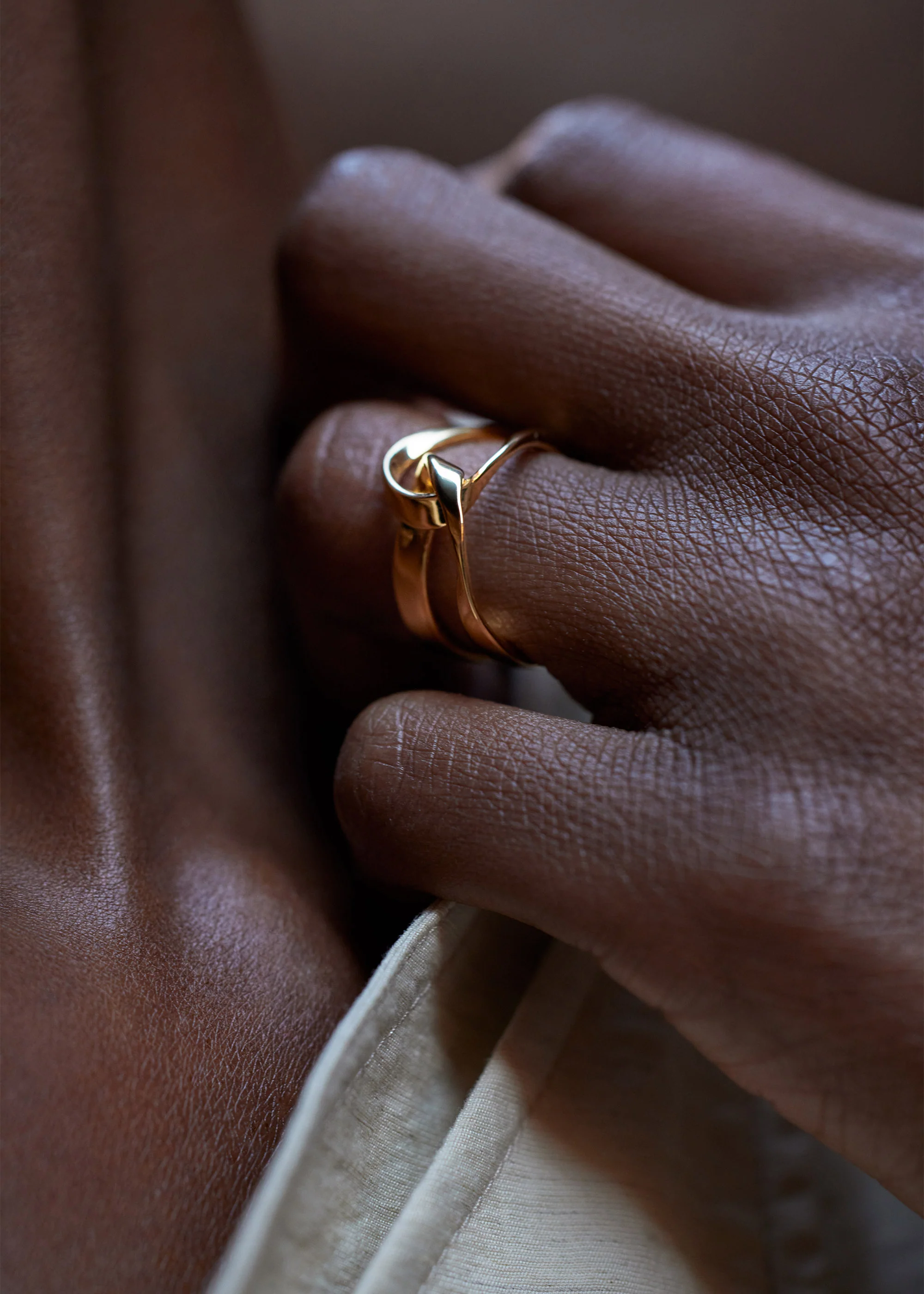 Éole Ring - 24 carat gold-gilded - Image 3