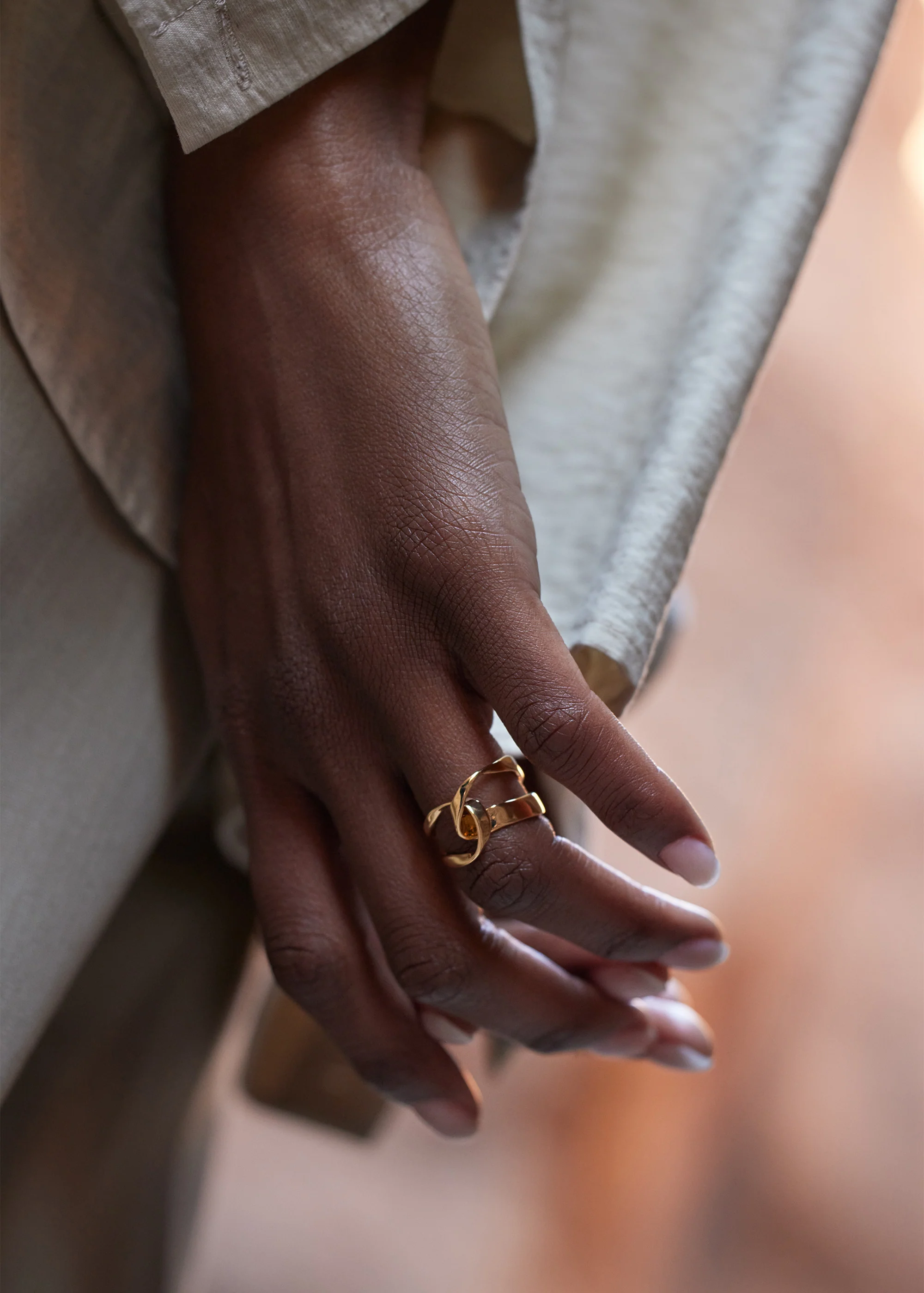 Éole Ring - 24 carat gold-gilded - Image 5