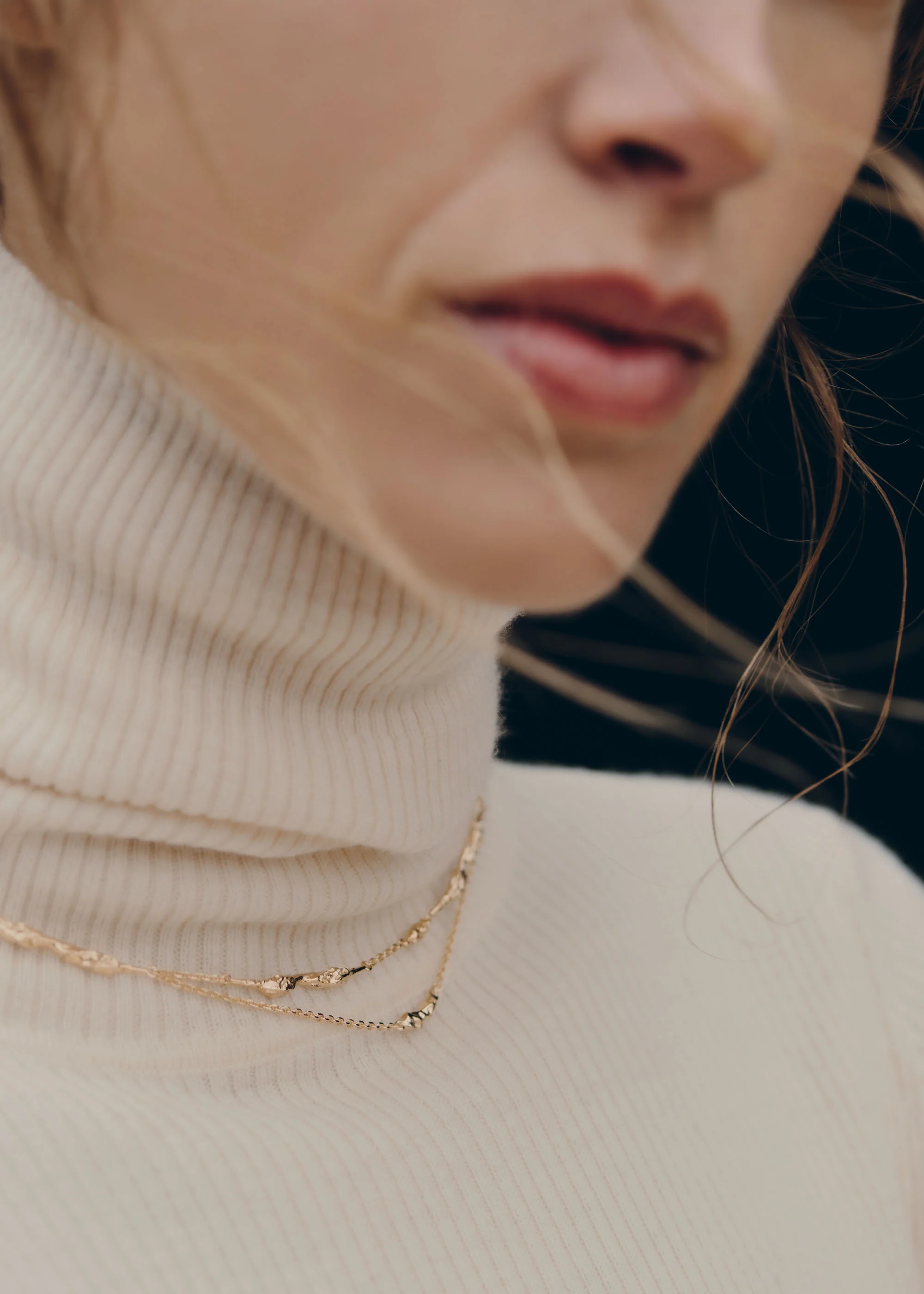Eroz Double Chain - 24 carat gold gilded - Image 5