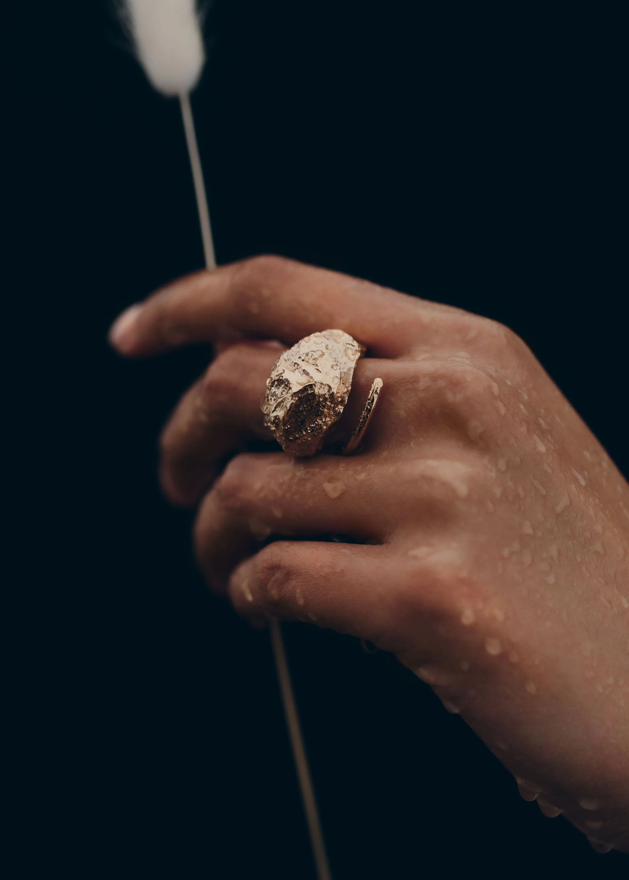 Eroz Ring - 24 carat gold gilded - Image 3
