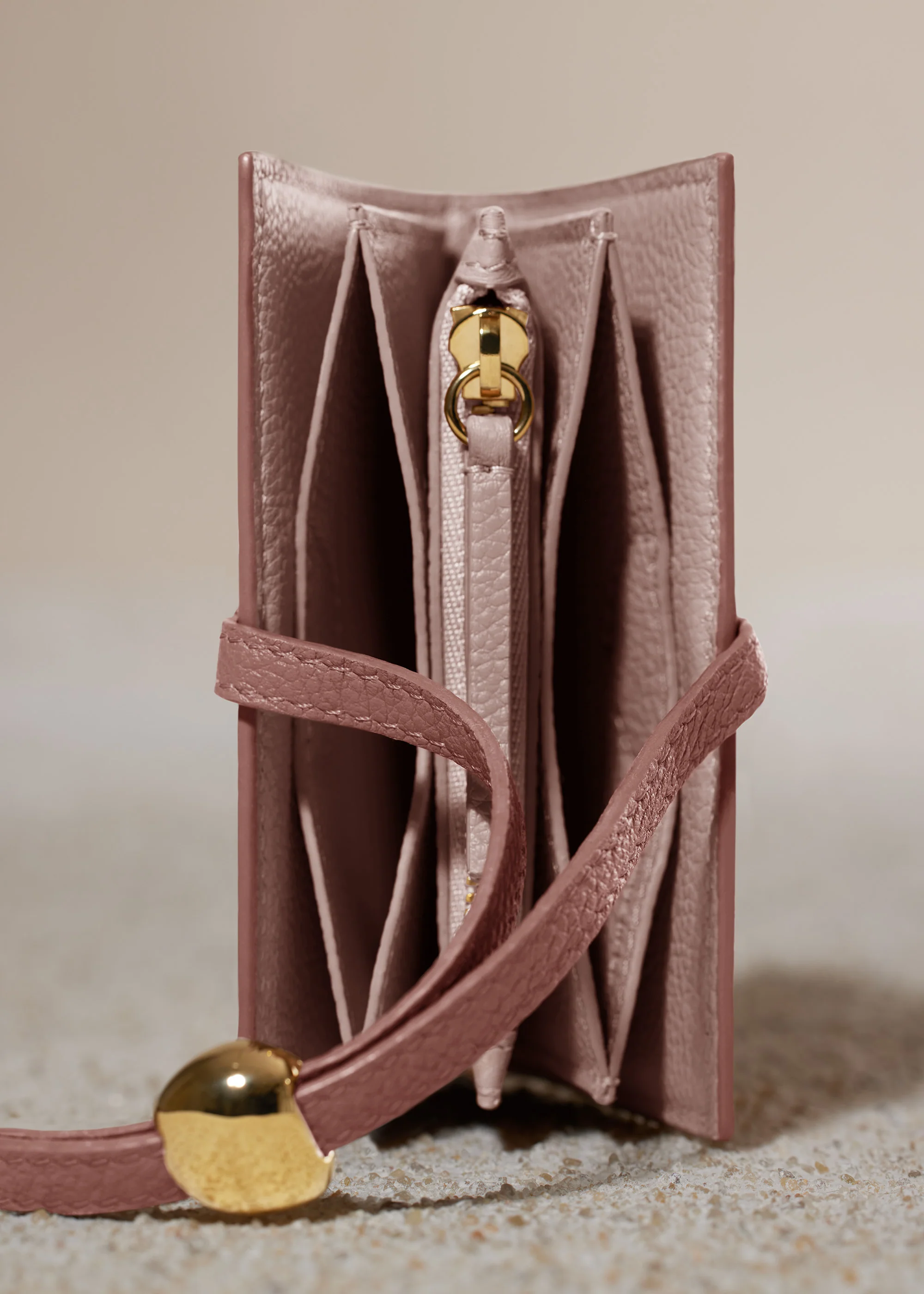 Kayé Card Holder - Textured Duo Blush - Image 5